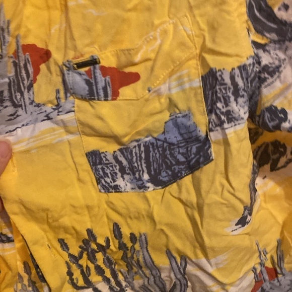 Buffalo David Bitton Sanars desert print button down - Picture 3 of 8